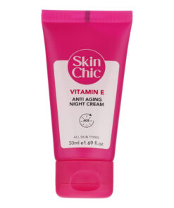 ژل ضد چروک شب اسکین شیک مدل Vitamin E حجم 50 میلی لیتر