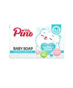 صابون نوزاد و کودک پینو بیبی مدل کرمی وزن 75 گرم
