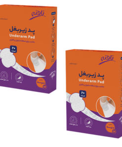 پد عرق گیر تافته مدل M40 دو بسته 20 عددی