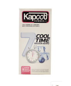 کاندوم تاخیری یک ساعته کاپوت مدل Cool Time بسته 12 عددی