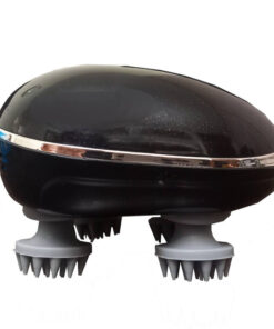 ماساژور برقی سر و بدن شارژی مدل K112 با 4 سر ماساژ سیلیکونی نرم، 2 سرعت ماساژ لرزشی و حرکتی، کاهش استرس و تسکین درد، مناسب استفاده روزانه و سالمندان