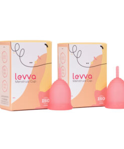 کاپ قاعدگی لیوا فارما مدل Plus سایز متوسط مجموعه 2 عددی