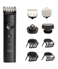 ماشین اصلاح موی سر و صورت شیائومی مدل Grooming Kit Pro XMGHT2KITLF با تیغه سرامیک و تیتانیوم، باتری قابل شارژ، 40 تنظیم طول اصلاح از 0.5 تا 10 میلی‌متر، 4 شانه و 4 سری متفاوت با دقت برش مستقیم