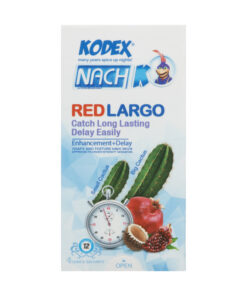 کاندوم کدکس مدل Red largo بسته 12 عددی