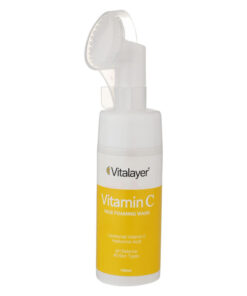 فوم شست‌وشوی صورت ویتالیر مدل VITAMIN C مناسب انواع پوست حجم 150 میلی‌لیتر