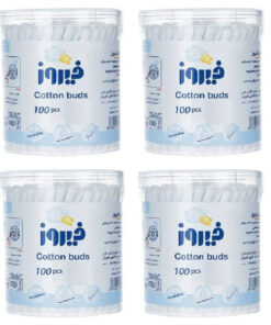 گوش پاک کن فیروز مدل Cotton بسته 4 عددی
