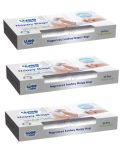 کیسه بهداشتی پوشک وی کر مدل Nappy Bagsجعبه 3 بسته 24 عددی