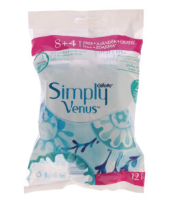 خود تراش ژیلت مدل Simply Venus بسته 12 عددی