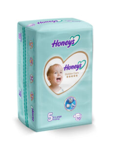 پوشک بچه هانیز سایز 5 بسته 10 عددی