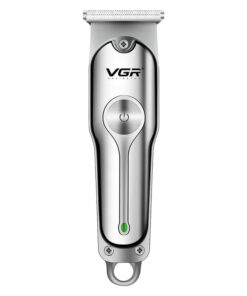 ماشین اصلاح موی سر و صورت وی جی ار مدل V-071 با تیغه دوار روکش الماس، موتور 8500 دور در دقیقه، باتری 600 میلی‌آمپر ساعت، شارژ USB، استفاده خشک و مرطوب و شانه قابل تنظیم دستی