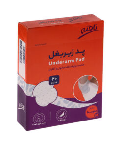 پد زیربغل بانوان و آقایان تافته مدل ایرلید سایز متوسط بسته 20 عددی(10 جفت)