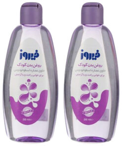 روغن بدن کودک فیروز مدل اسطوخودوس حجم 200 میلی لیتر مجموعه 2 عددی