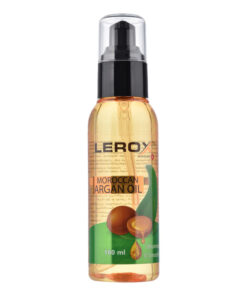 روغن مو آرگان لروکس مدل Moroccan حجم 100 میلی لیتر - آبرسان و تقویت کننده، مناسب برای انواع مو و موی خشک، حاوی روغن جوبابا و روغن هسته انگور