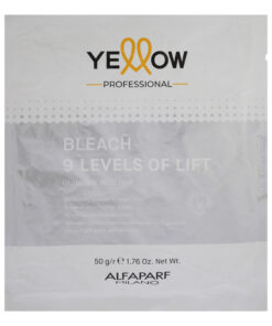 پودر دکلره یلو مدل 9Levels of lift وزن 50 گرم رنگ سفید