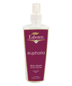 بادی اسپلش زنانه لابورن مدل Euphoria حجم 250ml با رایحه گل، مرطوب‌کننده و نرم‌کننده پوست، پخش بوی قوی و ماندگاری بالا، مناسب استفاده پس از ورزش و استحمام، فاقد چربی و بدون حساسیت، ساخت ایران