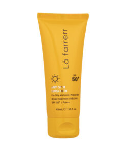 کرم ضدآفتاب و ضدلک بی‌رنگ لافارر مدل SPF50، مناسب پوست‌های چرب، حجم 40 میلی‌لیتر