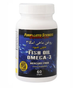 کپسول روغن ماهی امگا 3 فاقد جیوه فرمولیتد ساینسز بسته 60 عددی