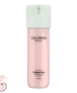 کرم مرطوب کننده صورت و گردن کلامین مدل collagen bank مناسب انواع پوست حجم 125 میلی لیتر