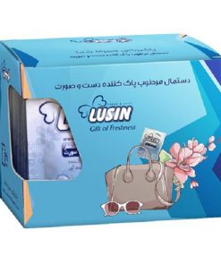 دستمال مرطوب لوسین مدل معطر بسته 10 عددی