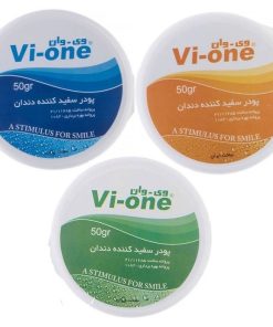 پودر سفید کننده دندان وی وان مدل smile وزن 50 گرم مجموعه 3 عددی