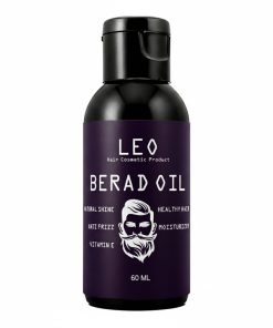 روغن تقویت کننده موی ریش و سبیل لئو مدل 001 مناسب برای مو ریش و سبیل حجم 60 میلی لیتر