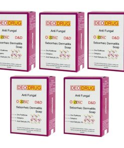صابون ضد قارچ دئودراگ مدل Octozinc وزن 90 گرم مجموعه 5 عددی