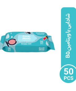 دستمال مرطوب گود مود مدل Moisturizer Vitamin B5 بسته 50 عددی