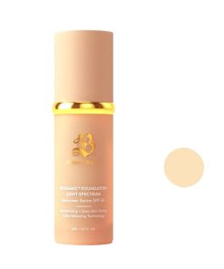 کرم پودر بایومیمیک رنگی مایع SPF 50 فوراور بلوم مدل 4in1 شماره 01 مناسب برای انواع پوست حجم 30 میلی‌لیتر