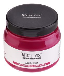 ماسک مو ویتاپلکس مدل CURL CARE مناسب برای موهای فر حجم 500 میلی‌لیتر