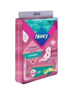 نوار بهداشتی نانسی مدل Fluff-non-woven بسته 50 عددی
