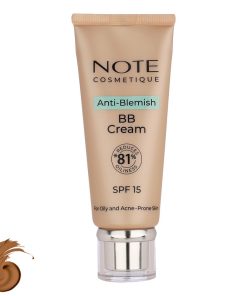 کرم پودر BB مایع spf 15 نوت مدل A-B شماره 03 مناسب برای پوست چرب حجم 30 میلی‌لیتر