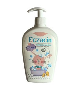 لوسیون شوینده دست و صورت و بدن کودک اگزاسین مدل بدون اشک حجم 400 میلی لیتر
