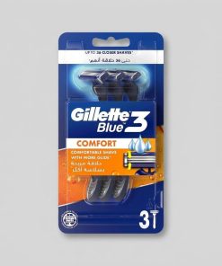 خود تراش ژیلت مدل Blue3 Comfort New بسته 3 عددی
