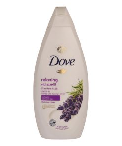شامپو بدن داو مدل Lavender با رایحه اسطوخودوس مناسب برای انواع پوست حجم 500 میلی لیتر